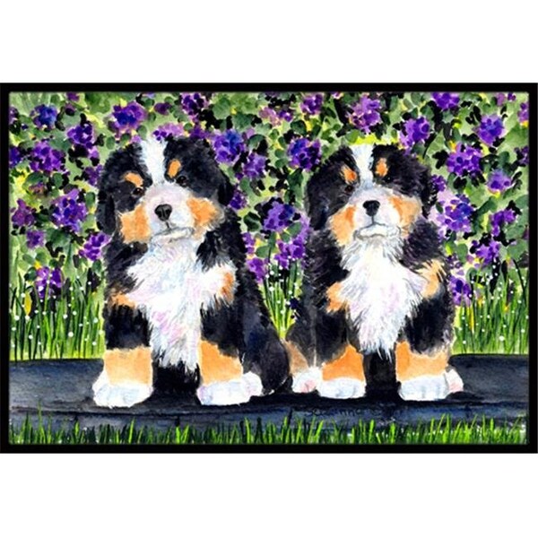 Carolines Treasures Carolines Treasures SS8334MAT 18 x 27 in. Bernese Mountain Dog Indoor Outdoor Doormat SS8334MAT - main